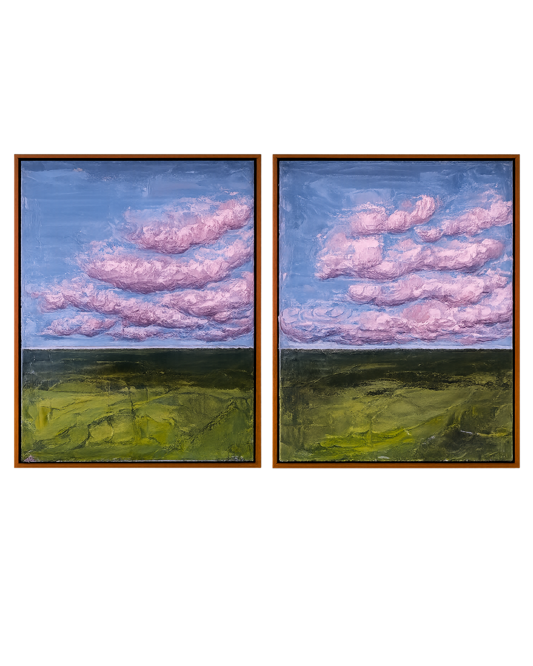 'Open Afternoon' Pair of Oil Paintings