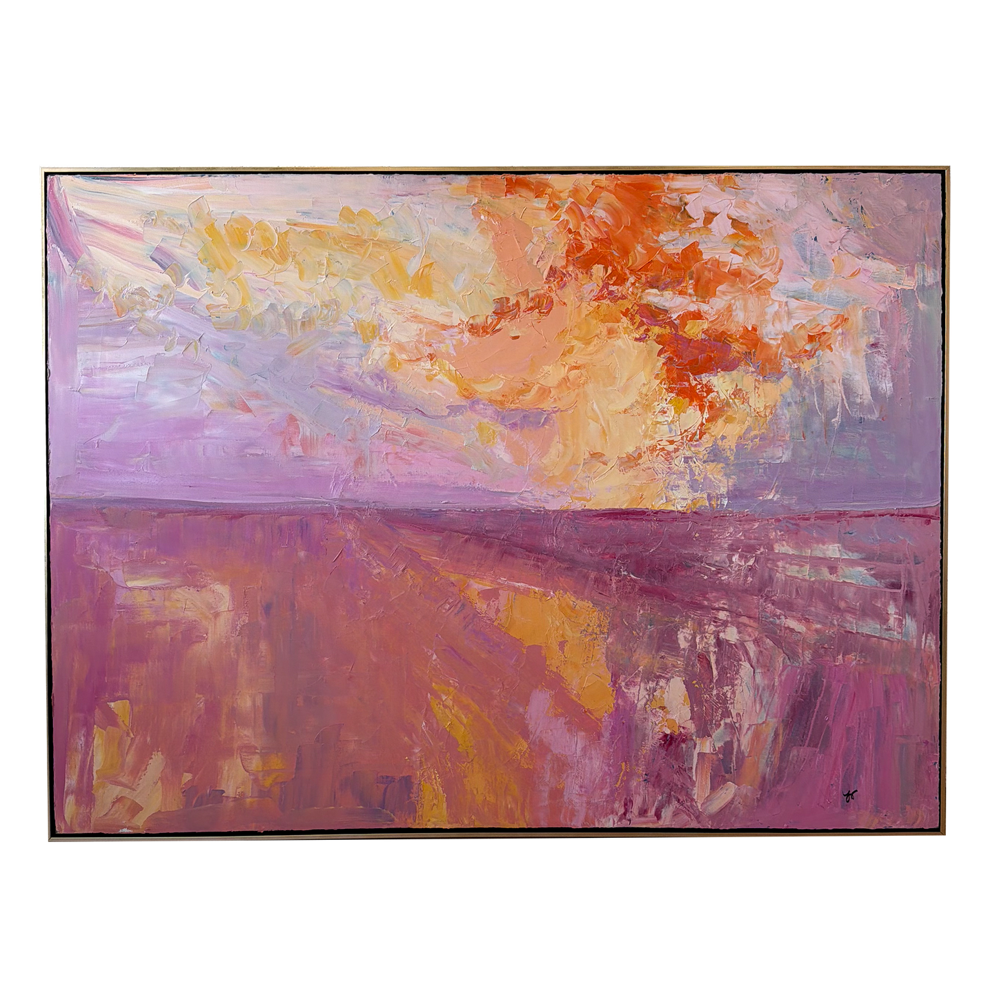 Golden Hour Oil Painting