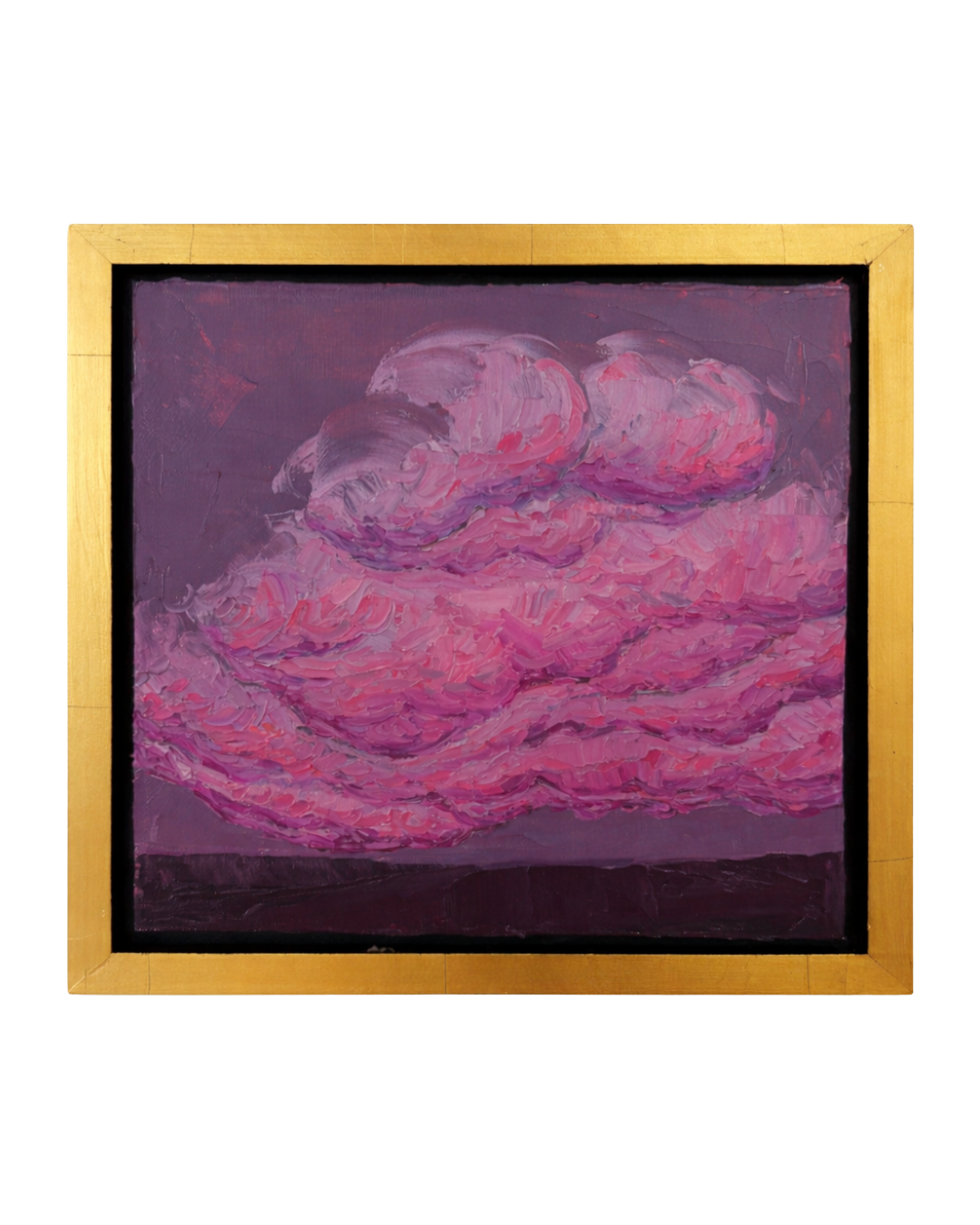 Violet Horizon Oil Painting