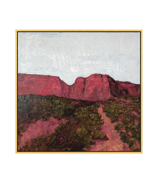 Load image 1 in gallery view. 'Pink Rift' Oil Painting