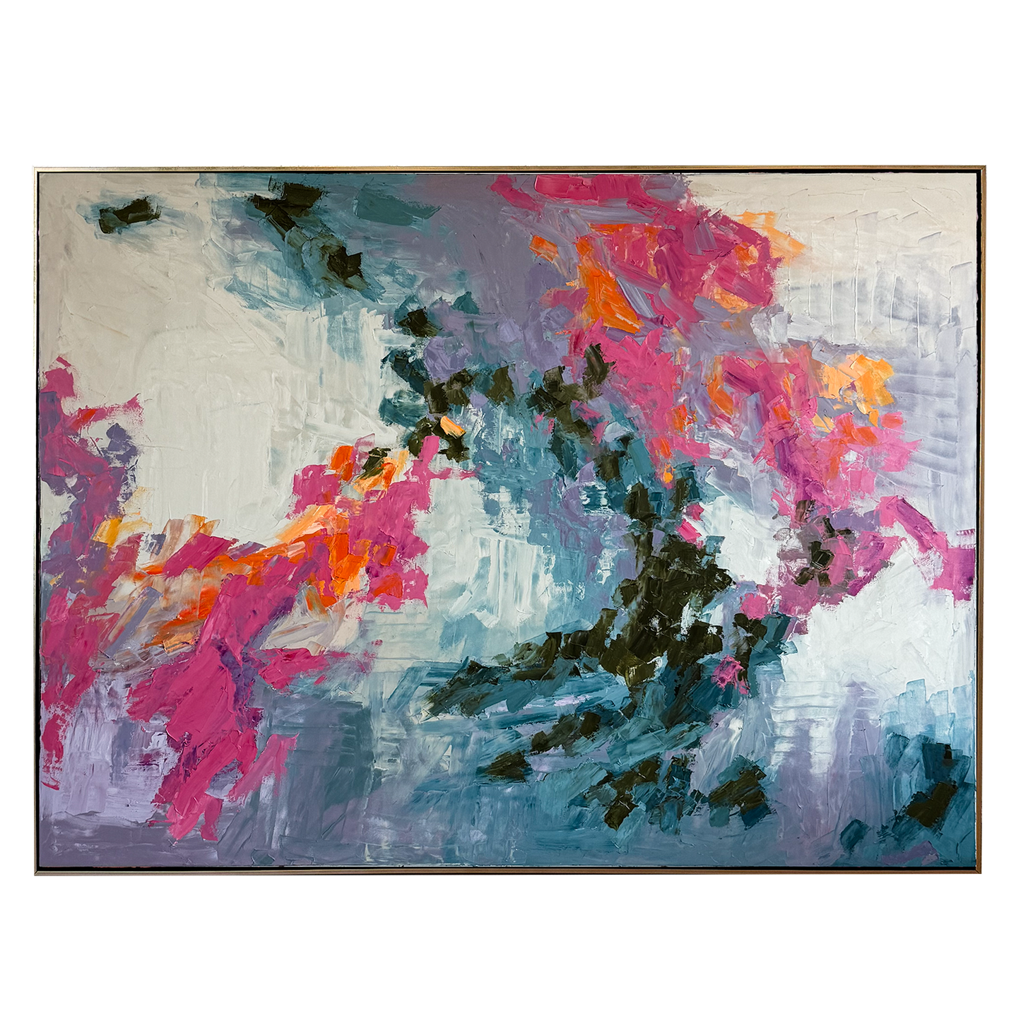 Electric Garden Oil Painting