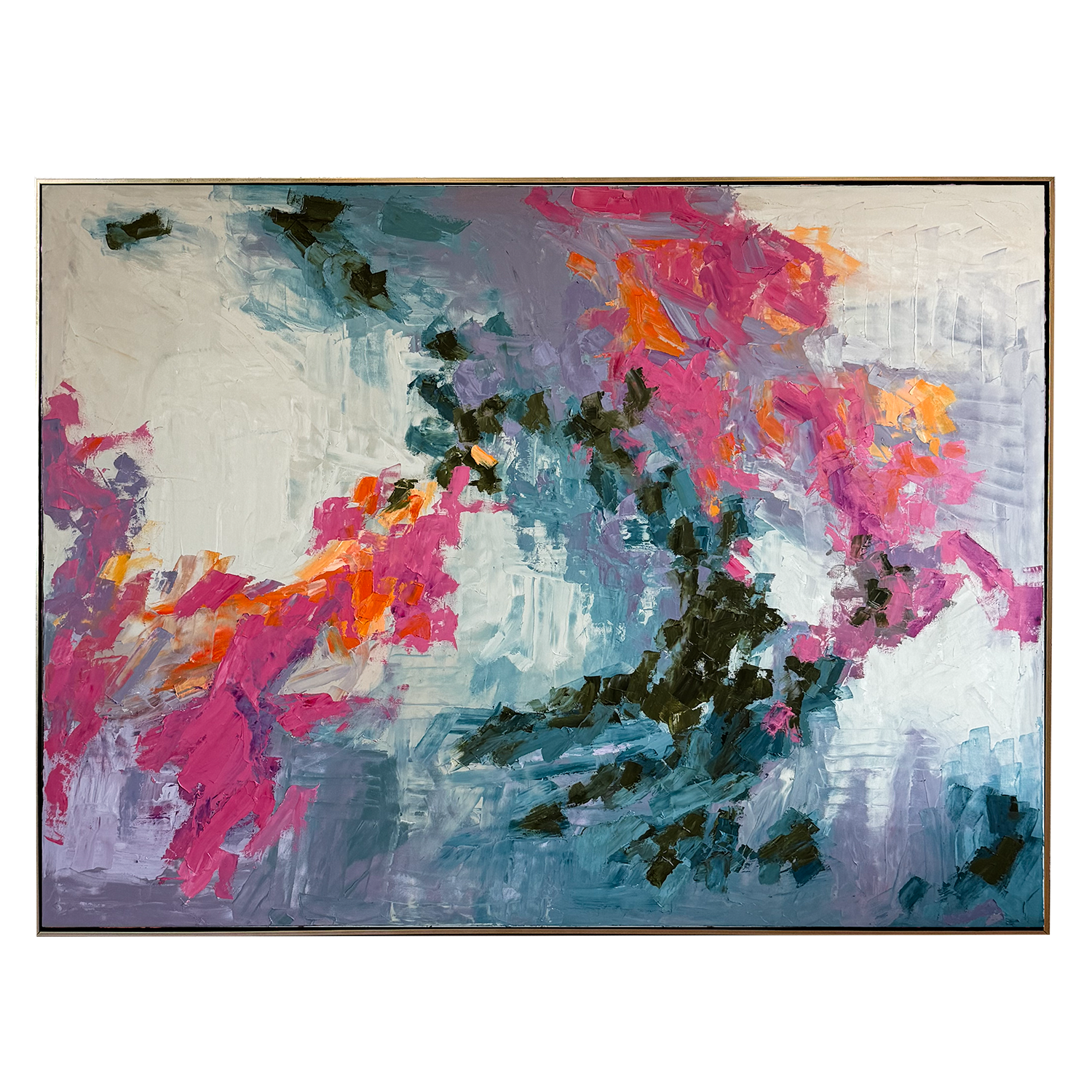 Electric Garden Oil Painting