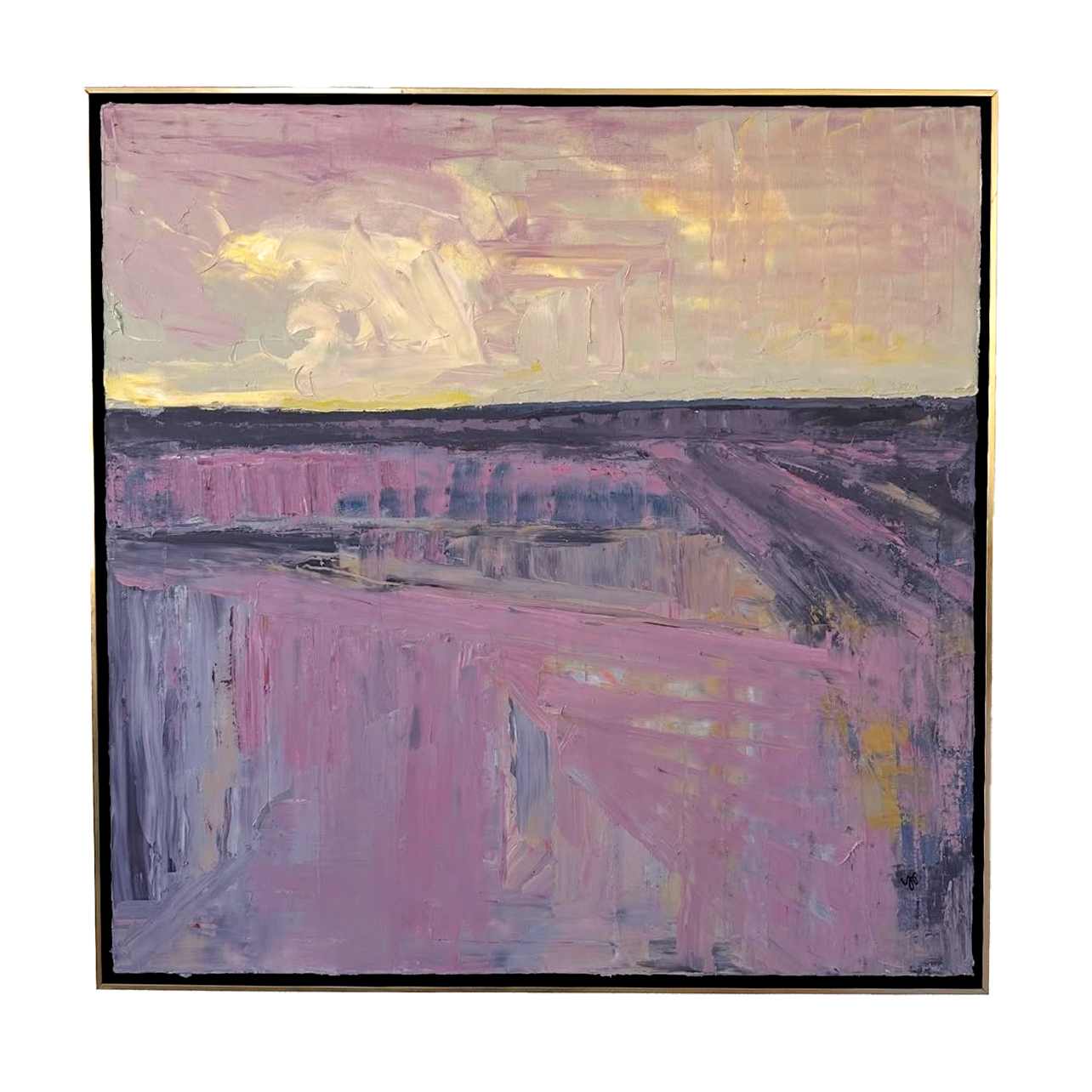 Lavender Dusk Oil Painting